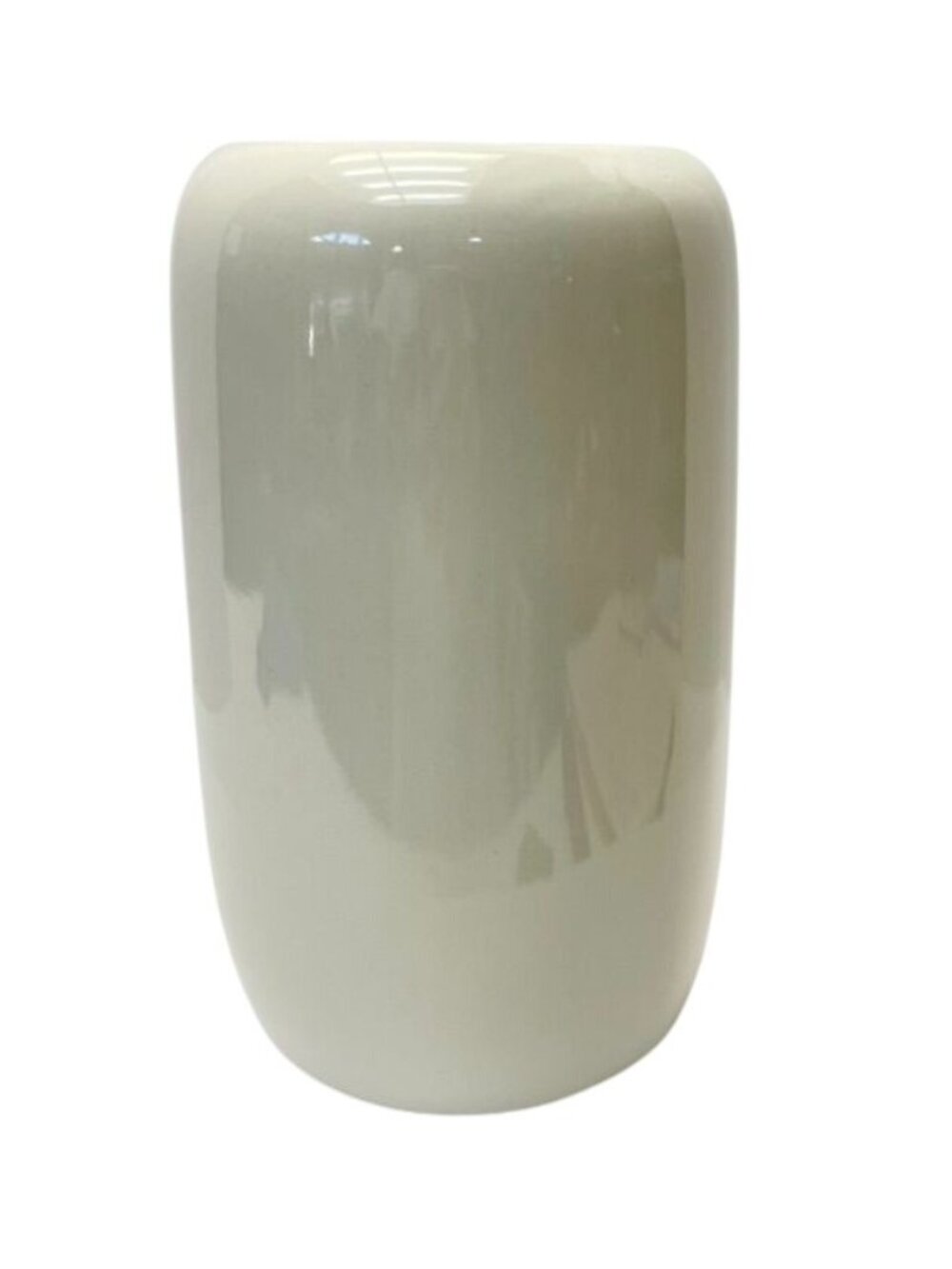 New White Ceramic Floral Relief Vase Modern Minimalist Decor - Picture 4 of 8